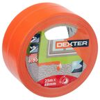 Taśma malarska tynkarska 48 mm x 25 m pomarańczowa DEXTER