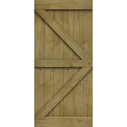 Drzwi przesuwne drewniane pełne 80 Loft Dąb Rustic Modern