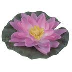 Dekoracja oczka wodnego RÓŻOWA LILIA WODNA 15 cm x 15 cm GREENMILL