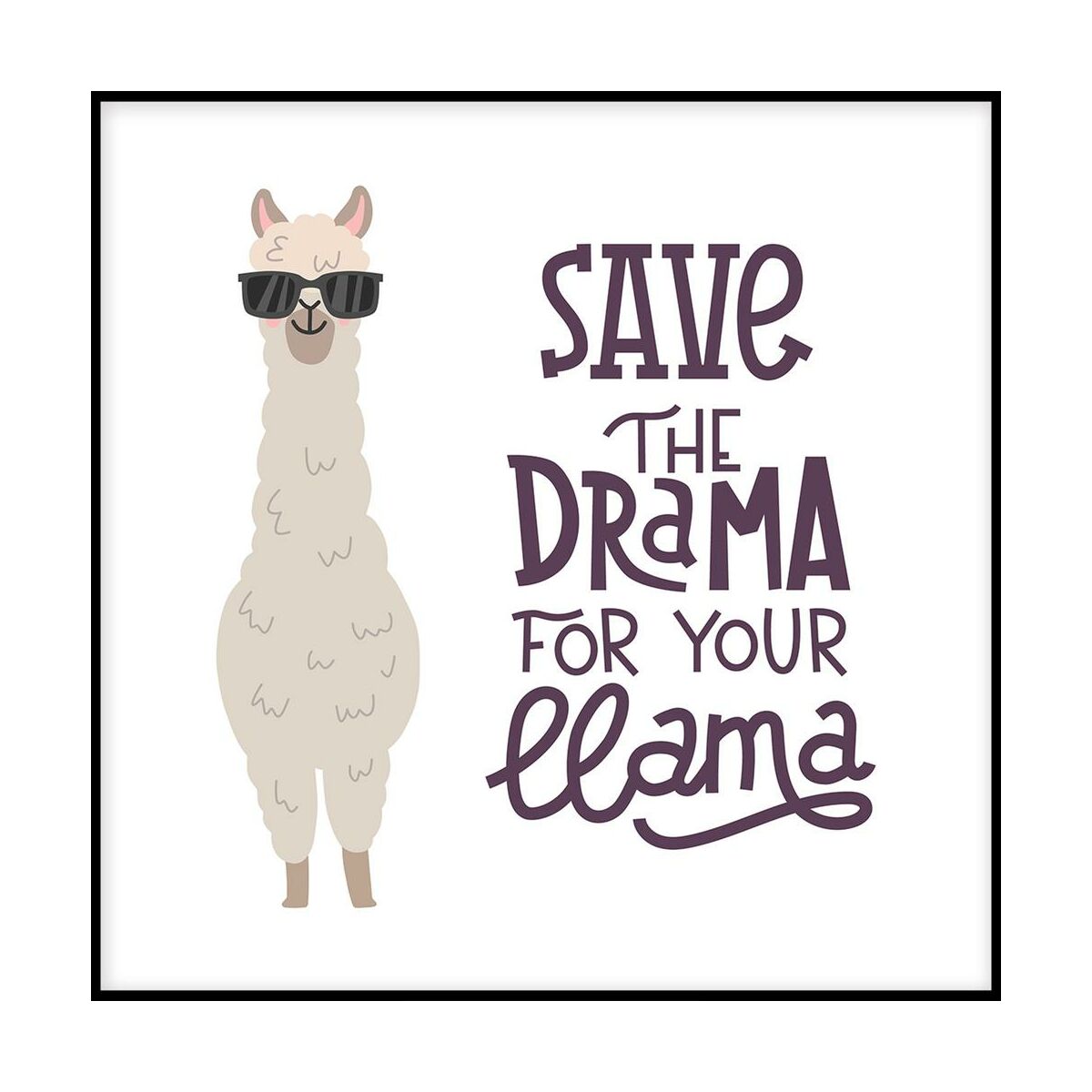 Obraz Deco Box Save the drama 30 x 30 cm