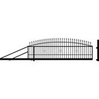 Brama przesuwna PALERMO 400 x 144 cm lewa POLARGOS