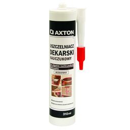 Uszczelniacz dekarski kauczukowy bezbarwny 310 ml Axton