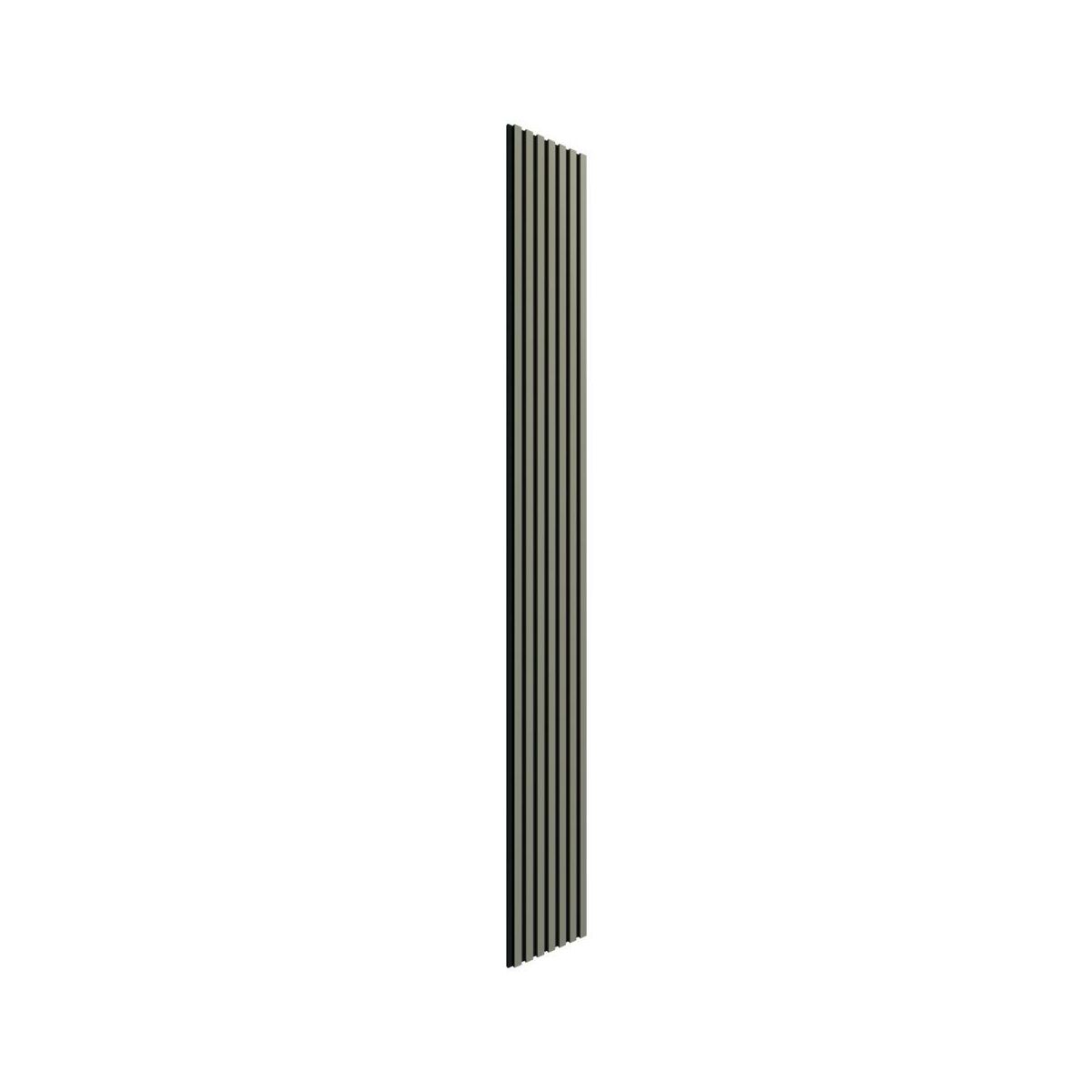 Panel ścienny 3D Lamel na filcu akustyczny 265x30 cm oliwkowy/czarny Radex