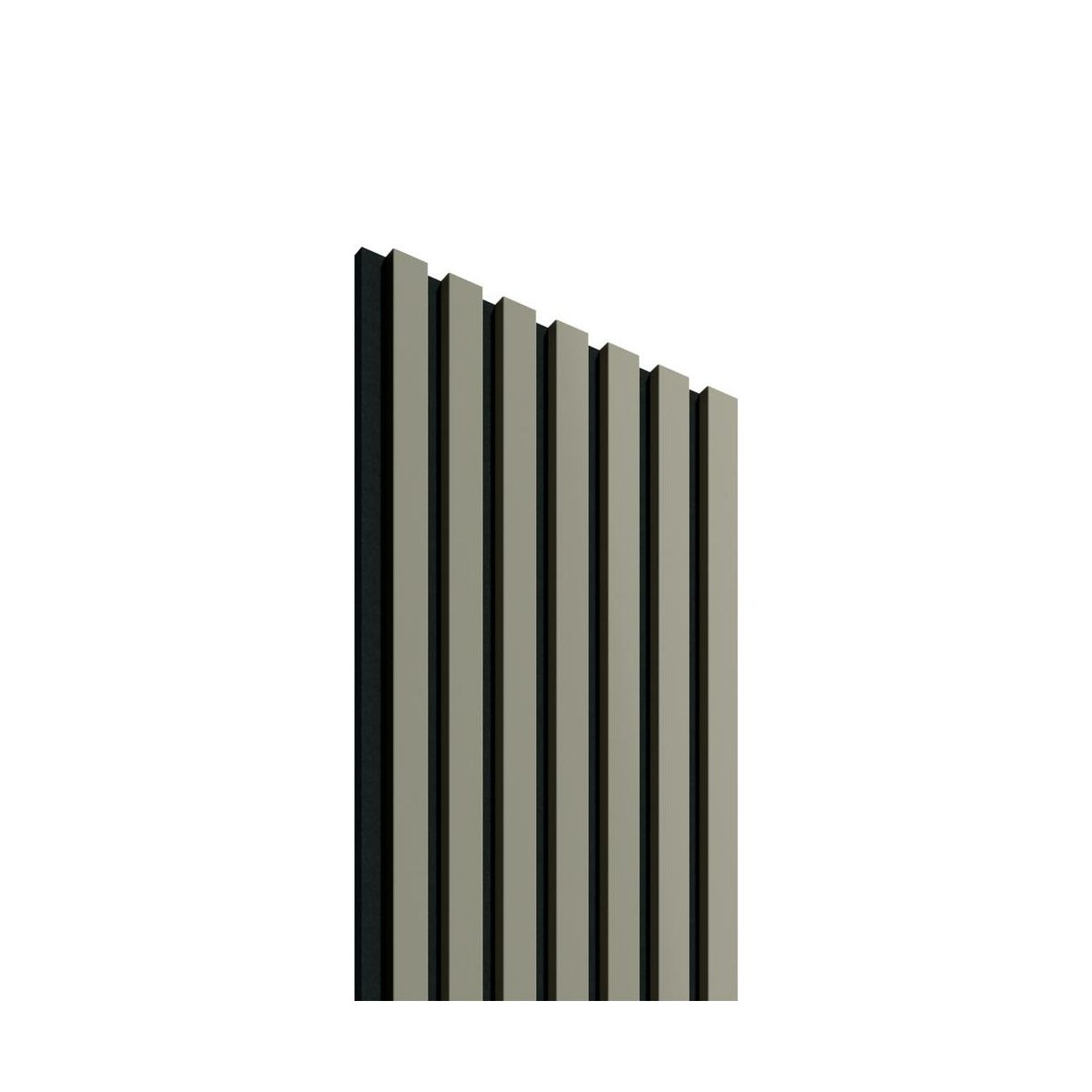Panel ścienny 3D Lamel na filcu akustyczny 265x30 cm oliwkowy/czarny Radex