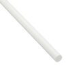 Pręt okrągły PVC 1 m x 12 mm matowy biały