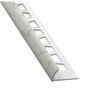 Profil do glazury zewnętrzny półokrągły PVC 10 mm / 2.5 m Biały marmur Cezar