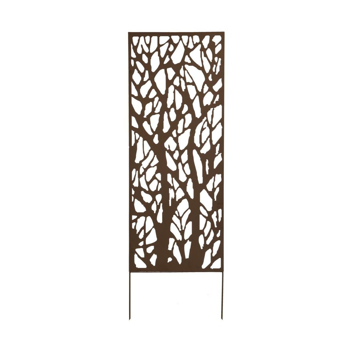 Panel osłonowy drzewa 60x150 cm metalowy brązowy Nortene