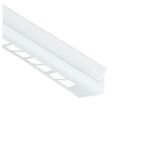 Profil do glazury wewnetrzny półokrągły PVC 12 mm / 2.5 m Biały Standers