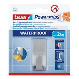 Haczyk ścienny do 2 kg Powerstrips Waterproof Tesa