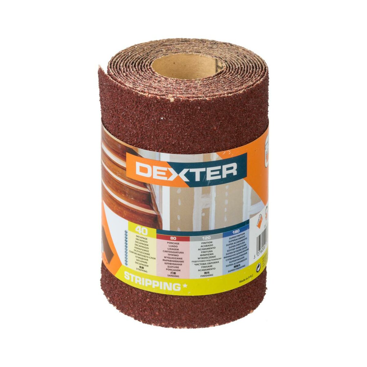 Papier ścierny ROLKA PAPIER P40 115 mm x 2.5 m DEXTER