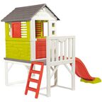 Domek dla dzieci SMOBY 260 x 160 x 197 cm plastikowy ogrodowy ze zjeżdżalnią