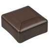 Daszek do słupka 6 x 6 cm brązowy WPC WINFLOOR