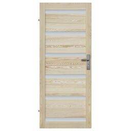 Drzwi wewnętrzne drewniane pokojowe Genewa 80 Lewe Radex