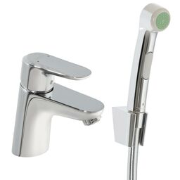 Bateria umywalkowa chrom Ecos Bidette Hansgrohe