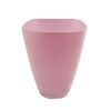 Osłonka do storczyka 15 cm szklana różowa MODERN