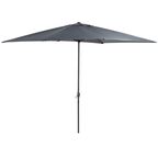 Parasol ogrodowy 200 x 300 cm CINO antracytowy prostokątny