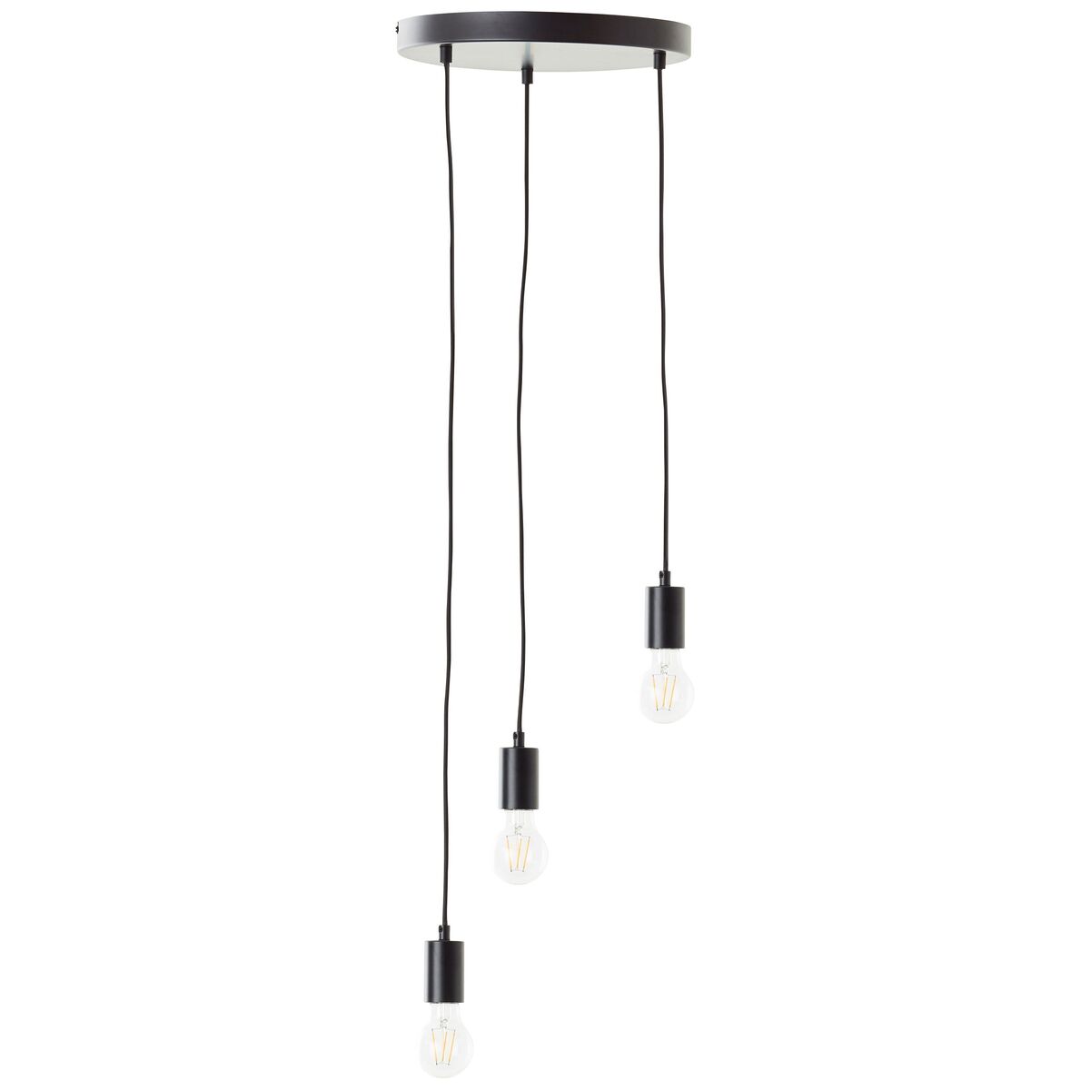 Lampa wisząca Lina czarna 3 x E27 Inspire