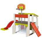 Centrum zabaw SMOBY 176 x 284 x 203 cm domek / zjeżdżalnia / kosz do koszykówki