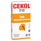 Tynk CEMENTOWO-WAPIENNY ZT-02 szary CEKOL