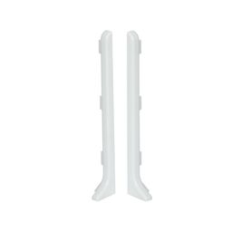 Zaślepka listwy cokołowej 5.9 mm Biały mat 2szt Cezar