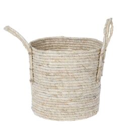 Koszyk dekoracyjny beżowy 29 cm