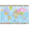Plakat WORLD MAP - POLITICAL ENG 91.5 x 61 cm