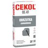 Tynk GIPSOWY MASZYNOWY OC - 01 Szary 25 kg CEKOL