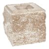 Pustak ścienno-cokołowy TRZYSTRONNIE ŁUPANY 20x19,5x19cm ZIEL-BRUK