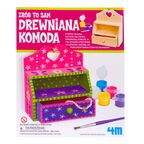 Zestaw kreatywny ZRÓB TO SAM DREWNIANA KOMODA 4M