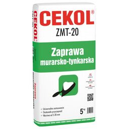 Zaprawa murarsko-tynkarska ZMT-20 5 kg Cekol