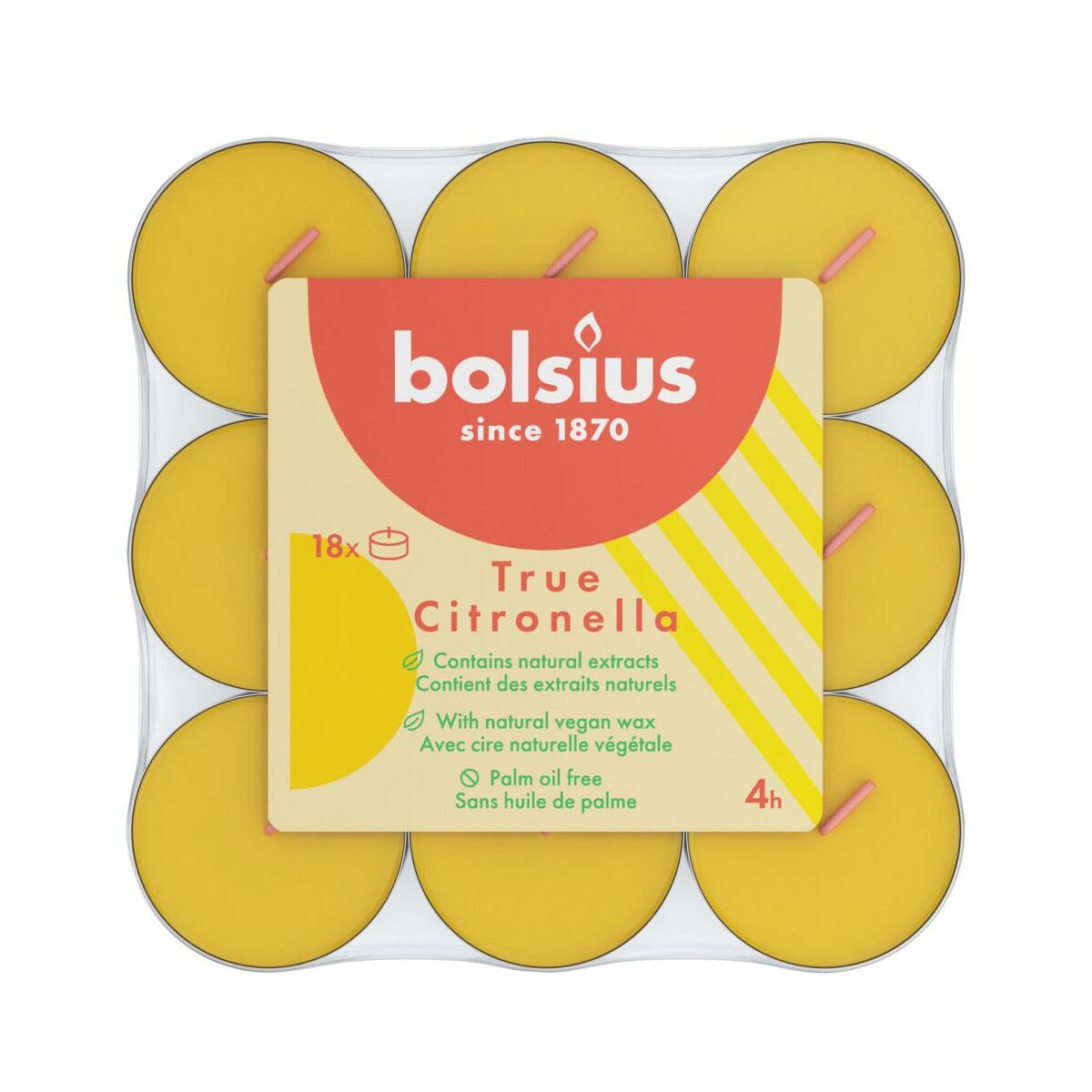 Podgrzewacz zapachowy True Citronella 18 szt. Bolsius