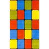 Dywan KOSTKA różnokolorowy 120 x 170 cm wys. runa 9 mm WELTOM