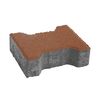 Kostka brukowa PODWÓJNE T Czerwona 6 cm BAUMABRICK
