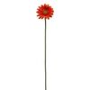 Gerbera sztuczna pomarańczowa 60 cm