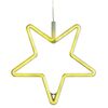 Świecąca gwiazda 28.5 cm żółta NEON