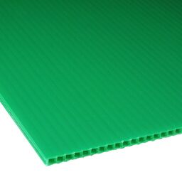 Płyta polipropylenowa kanalikowa 100x200 cm gr. 3 mm zielona