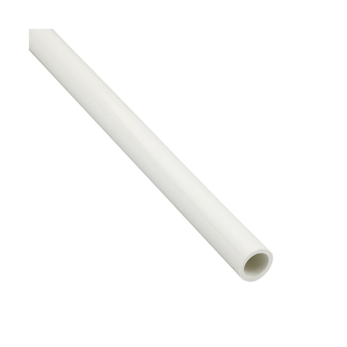 Rura okrągła PVC 1m 8x1 mm matowa biała Standers
