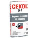 Zaprawa murarska do klinkieru ZK-1 GRAFIT 25 kg CEKOL
