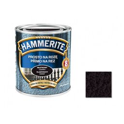 Farba antykorozyjna PROSTO NA RDZĘ 0.25 l czarny Młotkowy HAMMERITE