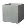 Donica balkonowa 39 x 39 cm plastikowa szara CUBO MIL