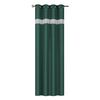 Zasłona Glamour zielona 145 x 250 cm na przelotkach