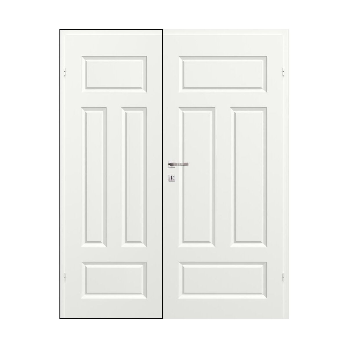 Drzwi wewnętrzne pełne bierne Morano Białe 90 Lewe Classen