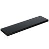 Półka ścienna komorowa czarna 90 x 23.5 cm Spaceo