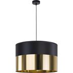 Lampa wisząca Londyn czarno-złota E27 TK Lighting