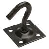 Hak stały 7 mm na płytce 45 x 45 mm czarny Standers