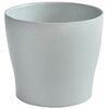 Doniczka ceramiczna 13.5 cm szara TOSKANIA CERAMIK