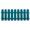 Płotek sztachetowy plastikowy 250 x 20 cm zielone FLORA BORDER NORTENE