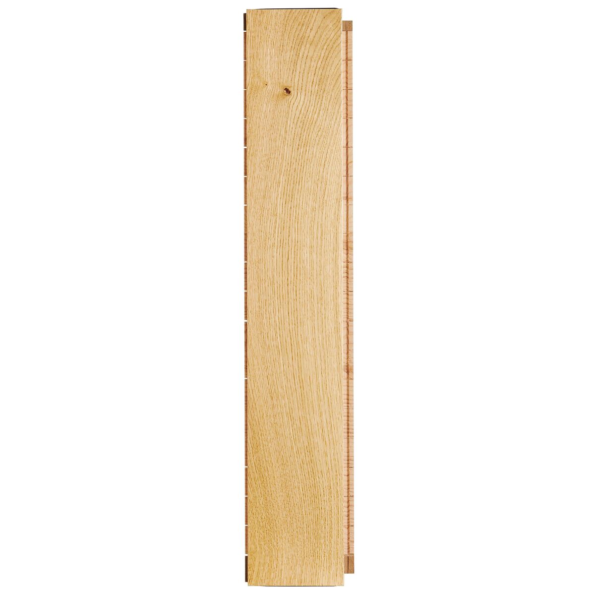 Podłoga drewniana deska trójwarstwowa jodełka klasyczna dąb szczotkowany 1-lamelowa lakier matowy 14 mm Barlinek