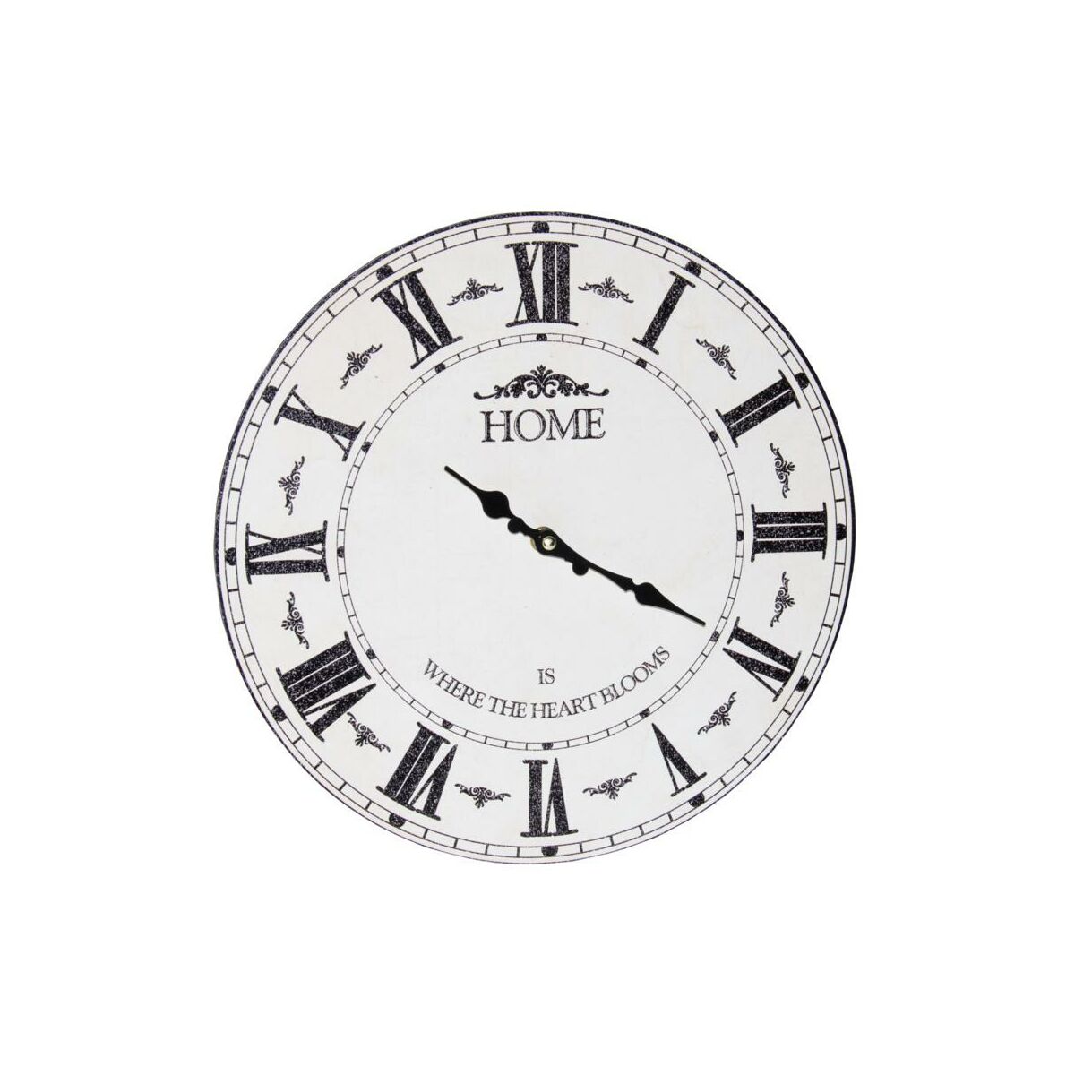 Zegar ścienny 7008 śr. 33.8 cm biały