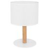 Lampka stołowa DEVA biała E27 TK LIGHTING